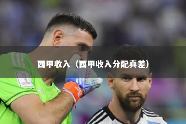 西甲收入（西甲收入分配真差）