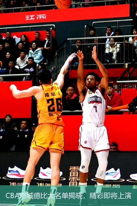 CBA京城德比大名单揭晓，精彩即将上演
