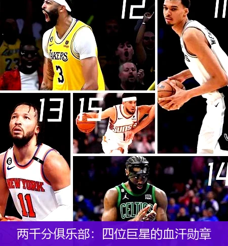4月15日讯,两千分俱乐部：四位巨星的血汗勋章